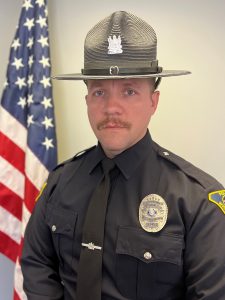 Police officer with hat